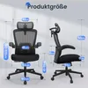 FLEXISPOT Chaise de bureau ergonomique, appui-tête 3D, Voir les images du produit 3