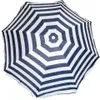 Sonnenschirm - blau/weis - gestreift - 120 cm - UV-Schutz Produktbild-Vorschau 1