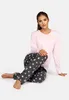 Bellivalini Damen Schlafanzug lang Pyjama Produktbild-Vorschau 6