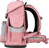 Side view of a pink school backpack. Voir les images du produit