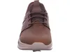 A front view of a brown SKECHERS SLIP-INS SLADE - ZACHARY shoe against a white background. Voir les images du produit