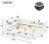 Doppelbett 140x200cm, Paneelbett, Jugendbett, Kopfteil mit Produktbild-Vorschau 12