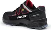 A side view of a black HKS safety shoe. Produktbild-Vorschau