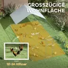 PawHut Hühnerstall Freilaufgehege aus Stahl, 3 x 6 x 1,95 m Produktbild-Vorschau 4