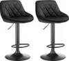 lot de 2 tabourets de bar en velours Tabouret de bistrot Voir les images du produit 5
