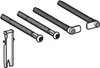 A set of plumbing components, likely for a toilet cistern, laid out on a white background. Náhled obrázku produktu