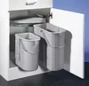 Naber Öko 1. cestino per rifiuti, grigio alluminio.  - Anteprima dell’immagine prodotto 1