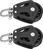 2PCS Marine Pulley Block Stainless Steel Nylon Heavy Duty Voir les images du produit 2