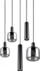 Lampada a sospensione MATARO nera-cromata 5xE27x10W in Anteprima dell’immagine prodotto 5
