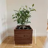 Floranica Pflanztopf 50x50 cm, Braun, eckiger Blumentopf Produktbild-Vorschau 2