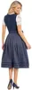 dressforfun® Midi-Dirndl, tailliertes Samt-Mieder, Produktbild-Vorschau 5