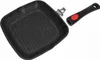 A square grill pan with a detachable handle, shown separately on a white background. Anteprima dell’immagine prodotto
