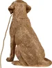 BELIANI Tischlampe Gold Kunstharz Hund Tierform Glamouröser Produktbild-Vorschau 6