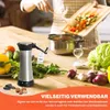Muskatmühle Edelstahl mit Behälter & Kurbel klappbar Produktbild-Vorschau 8