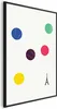 Posterpapier Poster - Eiffel Tower and Colorful Tennis Produktbild-Vorschau 1