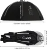 TRIOPO K3 65 cm/25,6 cala Ośmiokątny softbox fotograficzny Podgląd zdjęcia produktu 13