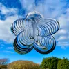Edelstahl Windspiele für Draußen | 3D Wind Spinner | 360° Produktbild-Vorschau 2