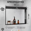 ShowerNIZR® Doucheplank Obsidian Black - Doucheplank zonder Productafbeelding-voorbeeld 4