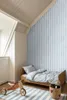 ESTAhome Tapete Streifenmuster Blau und Weiß 53 cm x 10.05 Produktbild-Vorschau 2