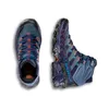 Wanderschuhe "Ultra Raptor II Mid GTX" von La Sportiva in Blau und Schwarz mit bunten Akzenten. Voir les images du produit