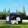 Zelsius skladací pavilón 3x3 m s bočnými stenami, modrý, Náhľad obrázku produktu 2