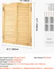 SucceBuy Drzwi do salonu, 805x28x1060 mm, drzwi wahadłowe z Podgląd zdjęcia produktu 7