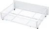 A white metal bed frame with a wire mesh base and sides, designed to fit under a bed. Produktbild-Vorschau