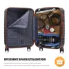 Suitcase Set, Rollkoffer Handgepäck, Kofferset, mit 4 Produktbild-Vorschau 6