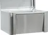 Lavabo in acciaio inox Mahlzeit con comando a ginocchio e Anteprima dell’immagine prodotto 5