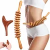 Faszienrolle, Faszien Massageroller, Faszienstab, Holz Produktbild-Vorschau 1