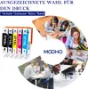 Collage of ink cartridges and people in various settings. Produktbild-Vorschau