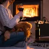 relaxdays Kaminholztasche 50,0 l anthrazit 43,0 x 36,5 x Produktbild-Vorschau 5