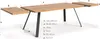 Ausziehbarer Lige-Tisch aus natürlichem Holz, 160X90 cm + Produktbild-Vorschau 5