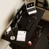 Biurko elektryczne podnoszone czarne 160x80 regulowane Podgląd zdjęcia produktu 4