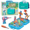 Dinosauří puzzle sada šroubovák 228El. Náhled obrázku produktu 1