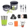 Camping-Kochgeschirr-Set, 1šC2 Personen, tragbares Topf- Produktbild-Vorschau 1