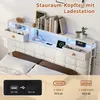UnboxG Polsterbett 160x200 cm mit Stauraum,  LED & USB Produktbild-Vorschau 6