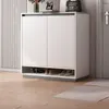 Moderní bílá komoda s velkým úložným prostorem na boty, Náhled obrázku produktu 8