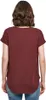 Build Your Brand BY036 | Tee Long Slub Femme / Coupe extra Voir les images du produit 3