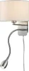 LED Wandleuchte weißer Stoffschirm mit Stecker - Wandlampen Produktbild-Vorschau 2
