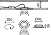 LED Einbauleuchte, Ø 10,6 cm, 4,8 W, Matt-Nickel, Briloner Produktbild-Vorschau 2