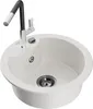 Mexen Diego 1-Becken-Granitspüle mit Mischbatterie Flora, Produktbild-Vorschau 1
