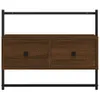 vidaXL TV-Wandschrank Braun Eiche 60,5x30x51 cm Produktbild-Vorschau 6