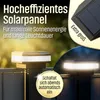 Solar Zaunleuchte Zaunlicht Außenbeleuchtung Garten mit Produktbild-Vorschau 6