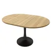 Uitschuifbare eettafel, 100/140 x 100 x 75 cm, ovale Productafbeelding-voorbeeld 9