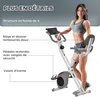 HOMCOM Vélo d'appartement magnetique pliable vélo de Voir les images du produit 4