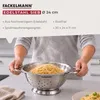 Fackelmann Abseihschüssel, Küchensieb aus Edelstahl, Produktbild-Vorschau 2