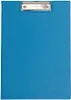 MAUL Schreibmappe A4 Hochformat Karton Folie hellblau Produktbild-Vorschau 1