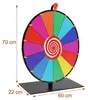 Relaxdays Glücksrad zum Drehen, 60 cm, Drehrad Tisch, 14 Produktbild-Vorschau 4