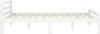 A white single bed frame. Voir les images du produit